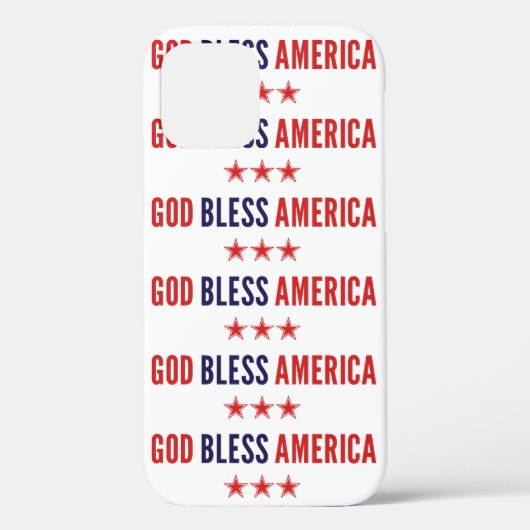 God zegenAmerika Case-Mate iPhone Case (Achterkant)
