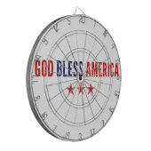God zegenAmerika Dartbord (Voorkant Links)