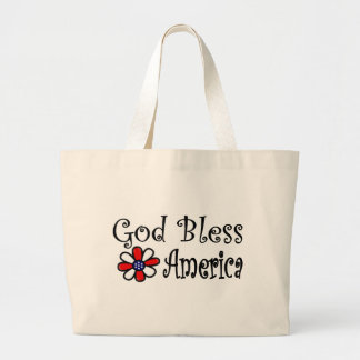 God zegenAmerika Grote Tote Bag