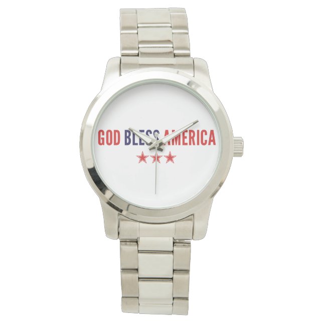 God zegenAmerika Horloge (Voorkant)