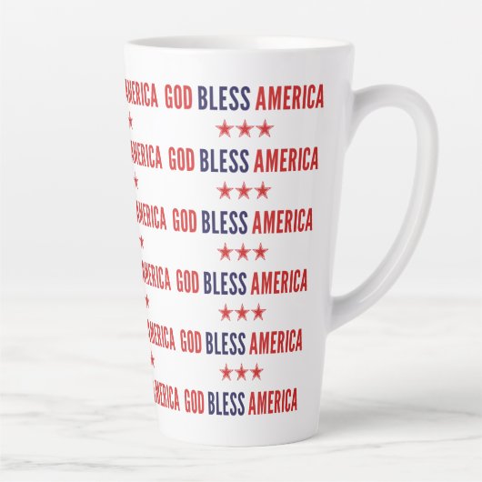 God zegenAmerika Latte Mok (Rechts)