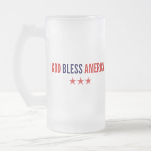 God zegenAmerika Matglas Bierpul