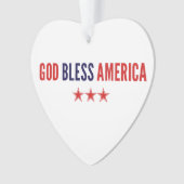 God zegenAmerika Ornament (voorkant)
