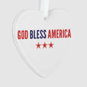 God zegenAmerika Ornament (voorkant)