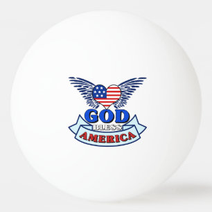 God zegenAmerika Pingpongballen