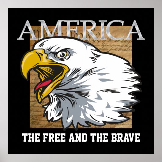 God zegenAmerika Poster (Voorkant)