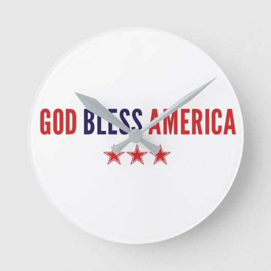 God zegenAmerika Ronde Klok (Voorkant)