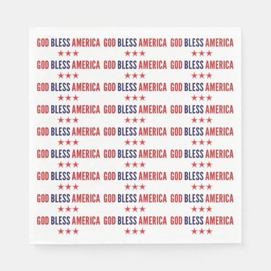 God zegenAmerika Servet (Voorkant)