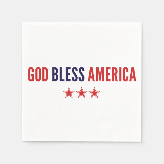 God zegenAmerika Servet (Voorkant)