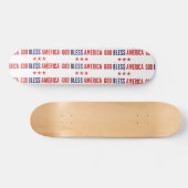 God zegenAmerika Skateboard (Horizontaal)