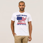 God zegenAmerika T-shirt (Voorkant volledig)