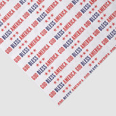 God zegenAmerika Tissuepapier (Detail)