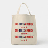 God zegenAmerika Tote Bag (Achterkant)