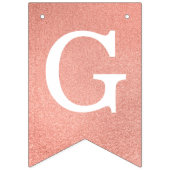 God zegene 6 letters Roos Gouden doop Communie Vlaggetjes (Eerste vlag)