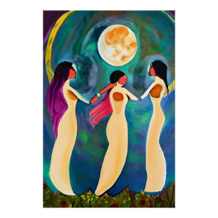 God zegene alles onder de maan perfect poster