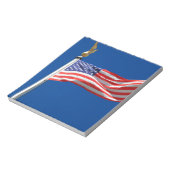 God zegene Amerika, Amerikaanse vlag, steun van Pa Notitieblok (Gedraaid)