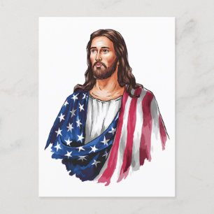 God zegene Amerika Briefkaart