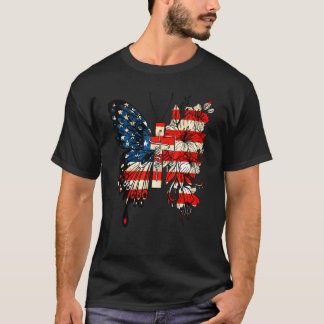 God zegene Amerika Christelijke Religieuze Amerika T-shirt