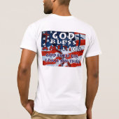 God zegene Amerika - Gepersonaliseerd T-shirt (Achterkant)