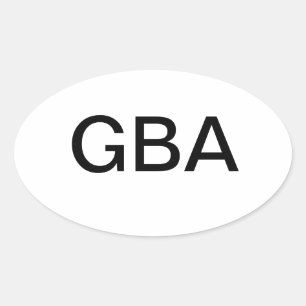 God zegene Amerika Ovale Bumpersticker Sticker