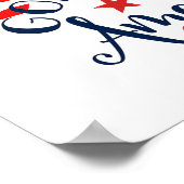 God zegene Amerika Truck Poster (Hoek)