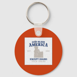 God zegene de amerikaanse sleutelhanger" sleutelhanger