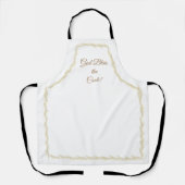 God zegene de Cook!  Apron Schort (Voorkant)