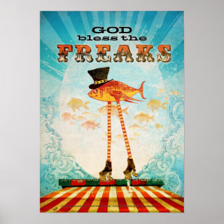 God zegene de Freaks Poster
