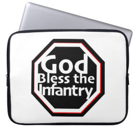 God zegene de infanterie print nieuwigheid: het le laptop sleeve