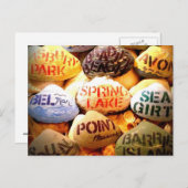 God zegene de Jersey Shore. Briefkaart (Voorkant / Achterkant)