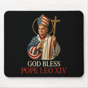 God zegene de nieuwe paus Leo XIV Katholieke Kerk Muismat