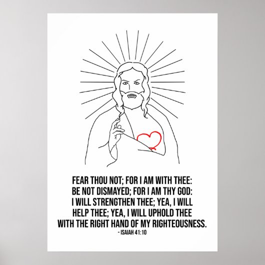 God zegene en bescherm je. Wees bang dat je niet s Poster (Voorkant)
