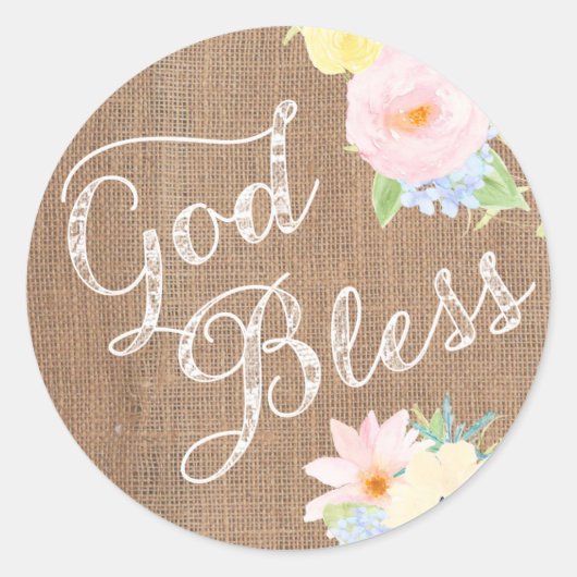 God zegene envelop zegels voor doop, doop (Voorkant)