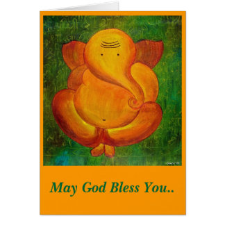 "God zegene jij" kaart voor elk geval