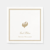 God zegene jongen bevestiging servet (Voorkant)