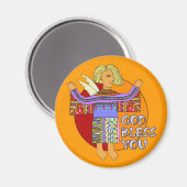 God zegene jou | SINAASAPPEL Magneet (Voorkant / Achterkant)