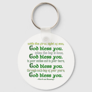 God zegene jou sleutelhanger