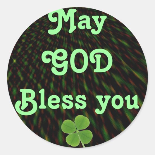 GOD zegene jullie stickers (Voorkant)