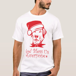 God zegene ons iedereen die een stomme hond heeft t-shirt