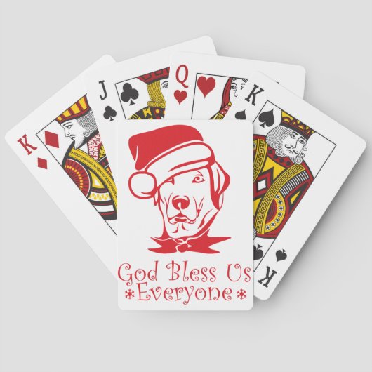 God zegene ons speelkaarten (Achterkant)