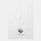 God zegene onze harten theedoek (Verticaal)