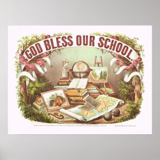 God zegene onze school en Poster