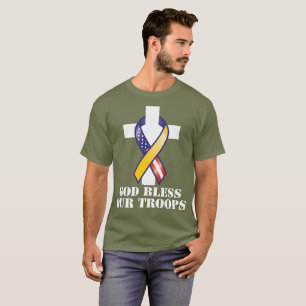 God zegene onze troepen t-shirt