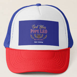 God zegene paus Leo viert nieuwe paus 8 mei 2025 Trucker Pet