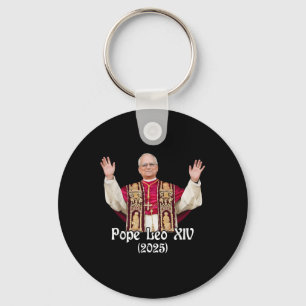 God zegene Paus Leo XIV 2025 Sleutelhanger