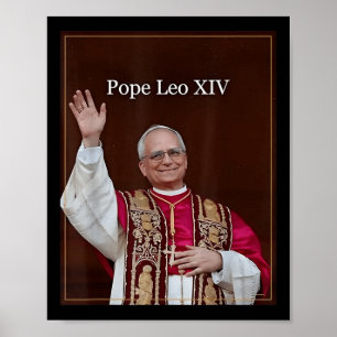 God zegene Paus Leo XIV 5 Poster