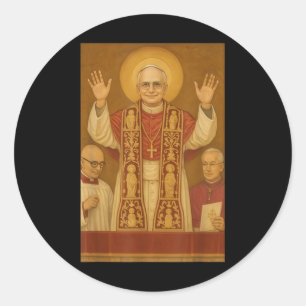 God zegene Paus Leo XIV Paus Leo XIV Shirt Paus Le Ronde Sticker