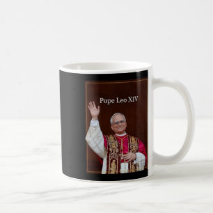 God zegene Paus Leo XIV Shirt Koffiemok