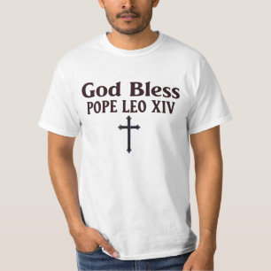 God zegene Paus Leo XIV T-shirt