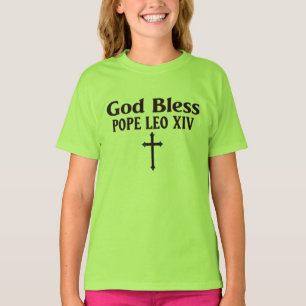 God zegene Paus Leo XIV T-shirt